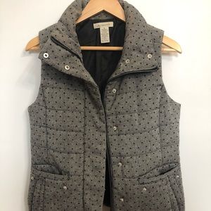 Polka Dot Puffy Vest